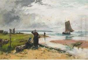 Arrival Of The Boats by Colin Hunter