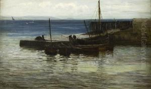 Carradale Harbour by Colin Hunter