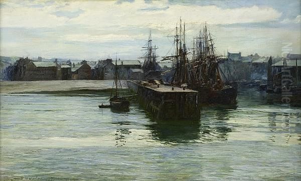 A Busy Harbour, Possibly Wicklow - view 1