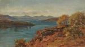 The Hills Of Skye From Loch Duich by Colin Hunter