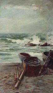 Beached Rowing Boat