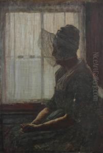 Resting. by George Sherwood Hunter