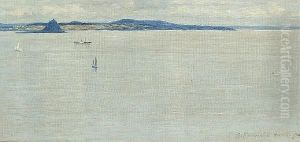 Newlyn Harbour by George Sherwood Hunter