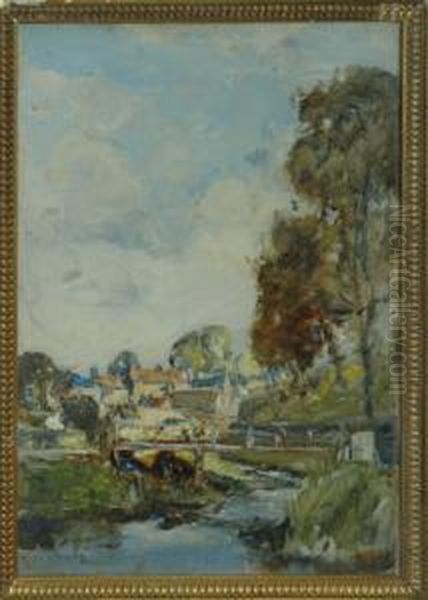 Footbridge Before Houses - view 1