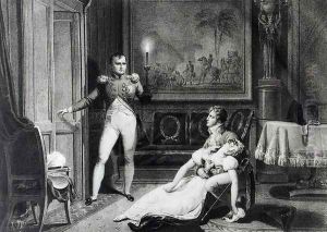 The Divorce of Napoleon I (1769-1821) and Josephine Tascher de la Pagerie (1763-1814) 30th November 1809 by Charles Abraham Chasselat