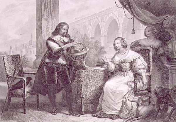 Christina (1626-89) Queen of Sweden, from a series of Famous Women - view 1