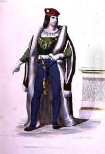 Charles d'Orleans (1394-1465), illustration for 'Le Plutarque Francais', 1835 by Charles Abraham Chasselat