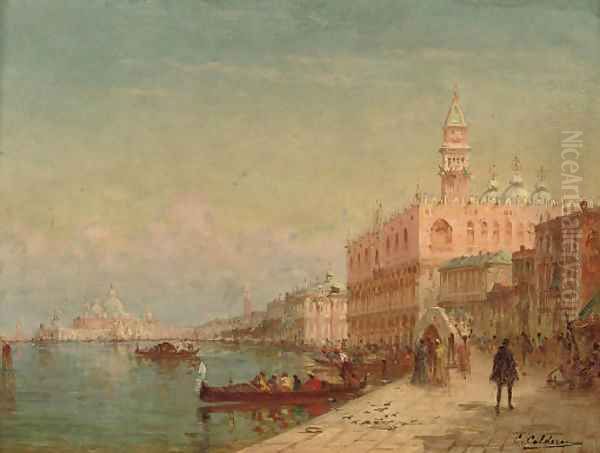 Before the Doge's Palace, Venice - view 1