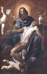 Holy Trinity by Simone Cantarini (Pesarese)