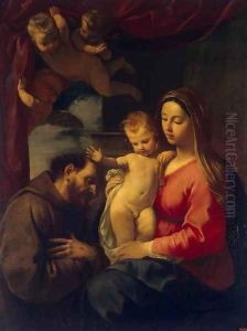 Virgin and Child with St Francis of Assisi