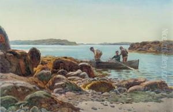 Rowing Out To The Fishing Fleet - view 1