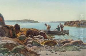 Rowing Out To The Fishing Fleet by Thomas Huson