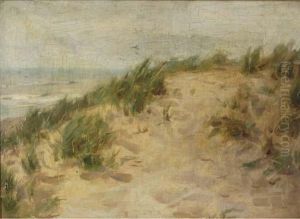 Sand Dunes At Katwyk, Holland by Frank Townsend Hutchens