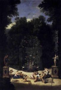 Entrance to the Maze 1688-90 by Jean II Cotelle