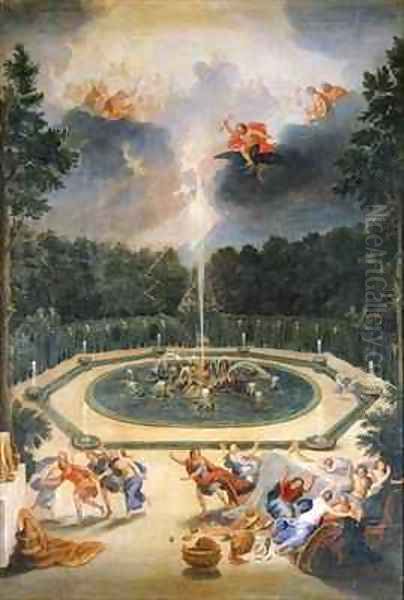 The Groves of the Versailles View of the Fountain of Enceladus with the Feast of Lycaon - view 1