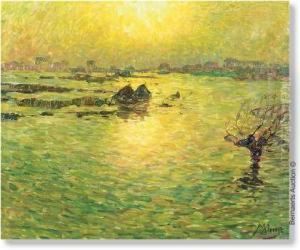 'overstrooming / Inondation Wacken' (1925)