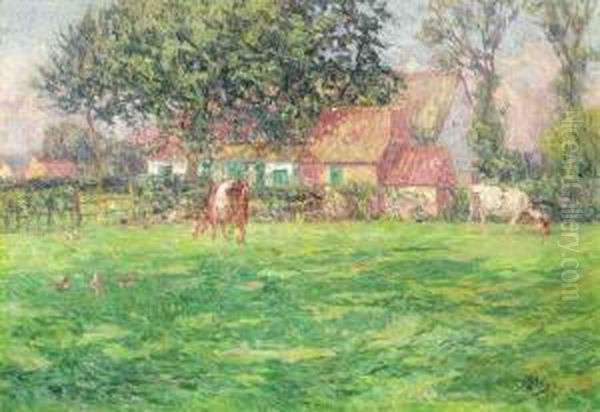 Zomer Bij De Hoeve (ca. 1914) - view 1