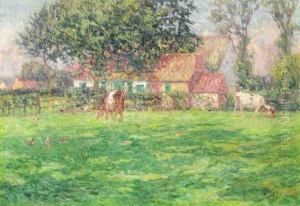 Zomer Bij De Hoeve (ca. 1914)