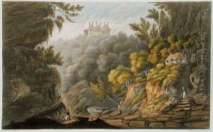Shanklin Chine, from 'The Isle of Wight Illustrated, in a Series of Coloured Views'