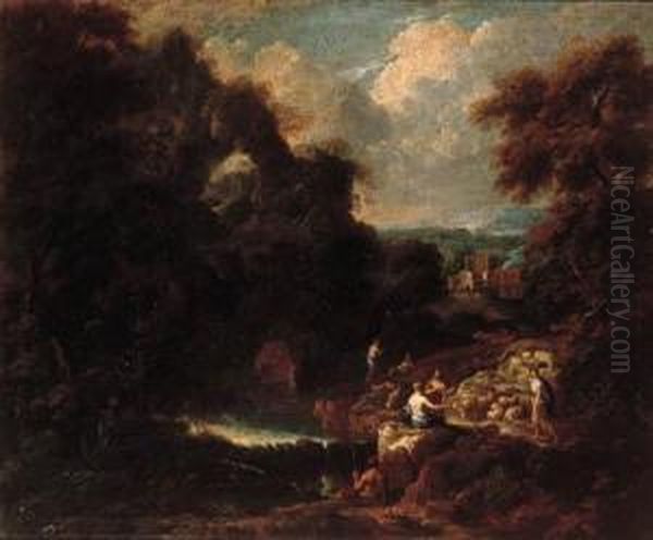 An Italianate Landscape - view 1