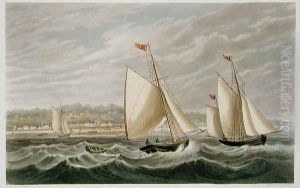 Ryde, from 'The Isle of Wight Illustrated, in a Series of Coloured Views'