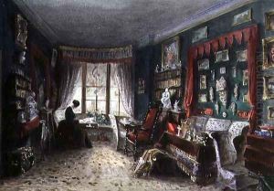 Our Sitting Room in London, 1849 by Lady Honoria Cadogan
