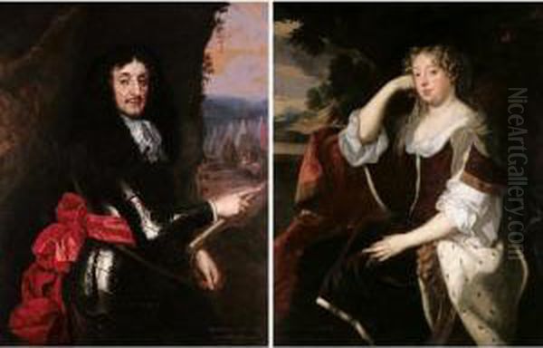 Portraits Of John, 1st Earl Of Middleton (1608-1673); And Martha, His Wife - view 1