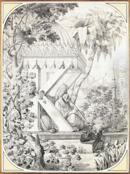 Turc Au Chibouk A Constantinople - view 1