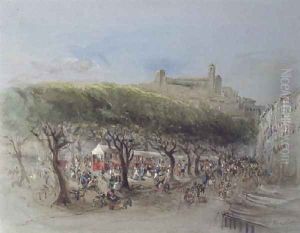 The Market, Cannes by Lady Honoria Cadogan