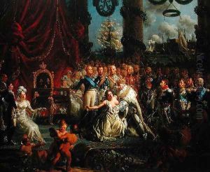 Louis XVIII (1755-1824) Helping France to her Feet, after 1814