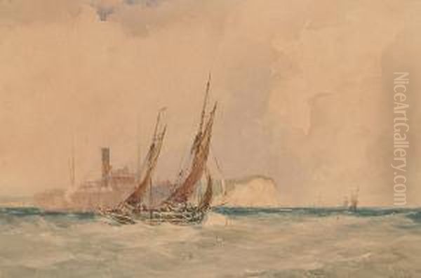 Shipping Off A Coast - view 1