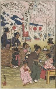 Blossom Time In Tokyo by Helen Hyde