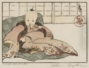 Daikon And The Baby; Teasing The Daruma; The Hired Baby; Daruma Branch; Go Cart by Helen Hyde