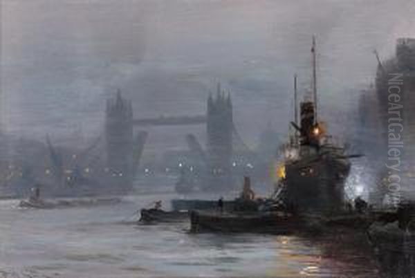 Tower Bridge At Dusk - view 1