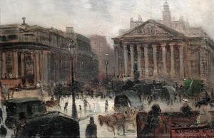 The Royal Exchange And The Bank Of England