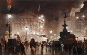 Picadilly Circus by George Hyde Pownall