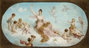 Fortuna Circondata Da Amorini Che Giocano Fortuna Circondata Da Amorini Che Giocano
