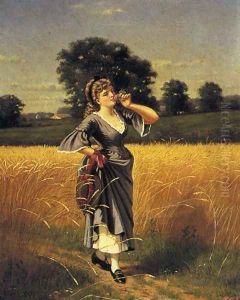 Woman in a Wheatfield
