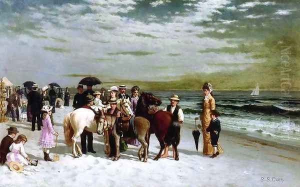 On the Beach at Coney Island - view 1