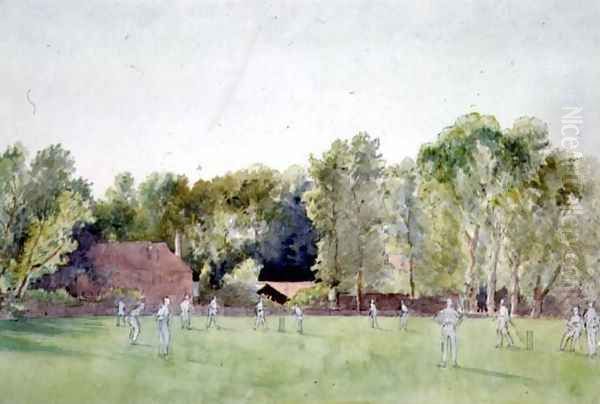 The Cricket Match - view 1