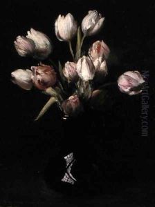 Tulips in a Vase, 1905 by Gerard Chowne