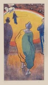 Lithographie Au Crachis. by Henri-Gabriel Ibels
