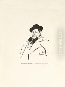 Portrait D'ibels Par Toulouse-lautrec by Henri-Gabriel Ibels
