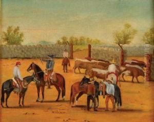 Encerrando El Ganado. by Ernesto Icaza