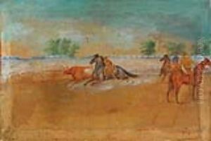 Coleando En Un Corral. by Ernesto Icaza