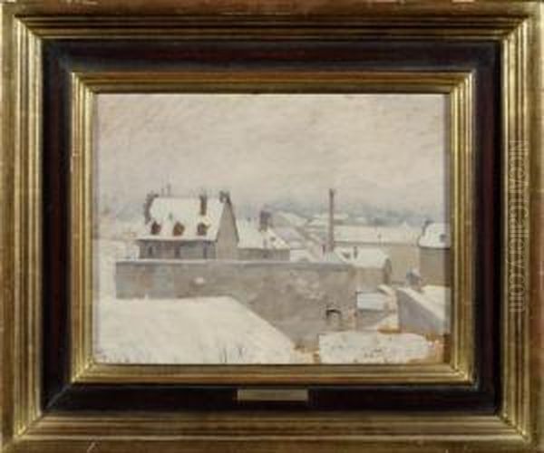 View Of Carouge In Winter - view 1