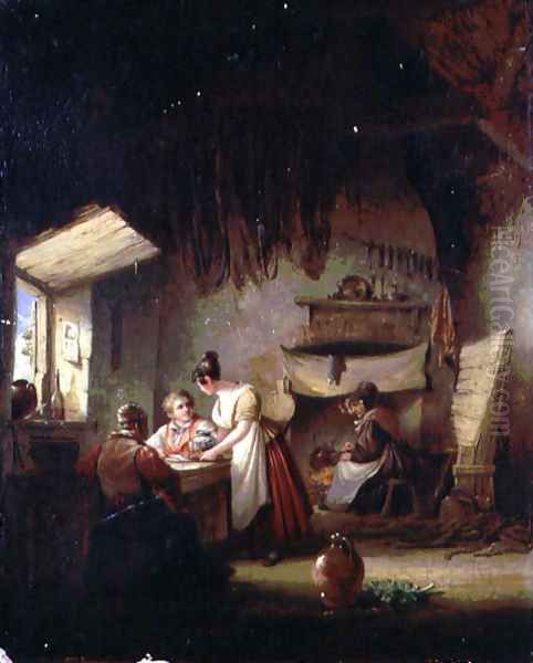 Interior with Figures, 1835 - view 1
