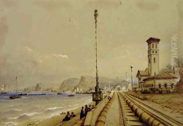 View of the Atmospheric Railway at Dawlish - view 1