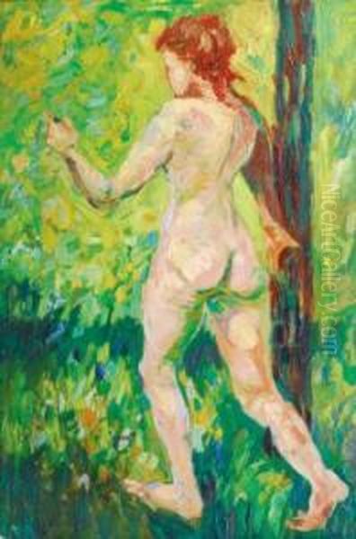 Laufender Akt Im Freien - view 1