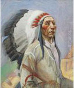 Iron Tail Sioux by Joseph A. Imhof